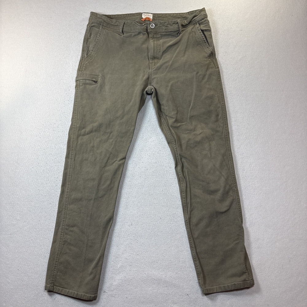 Weatherproof Men's 40x32 Green Carpenter Pants Workwear